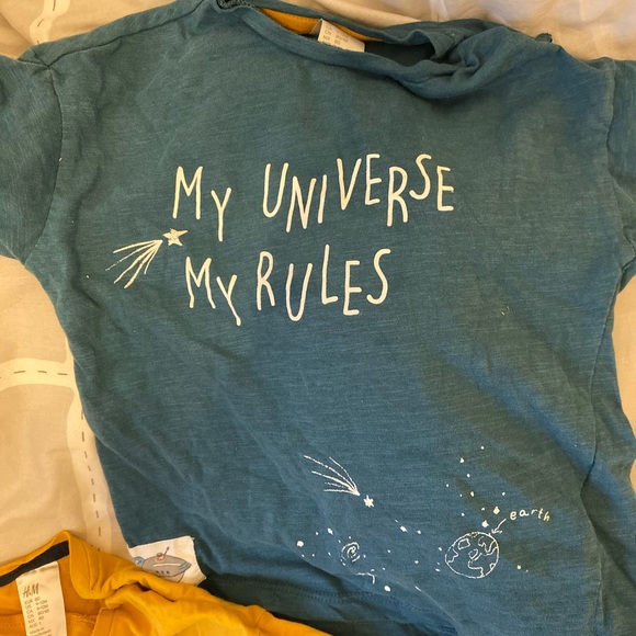 H&M SHIRT BUNDLE 9-12 But fits bigger! - Picture 3 of 4